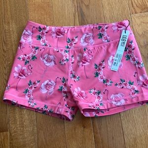 IAB flamingo pink athletic shorts